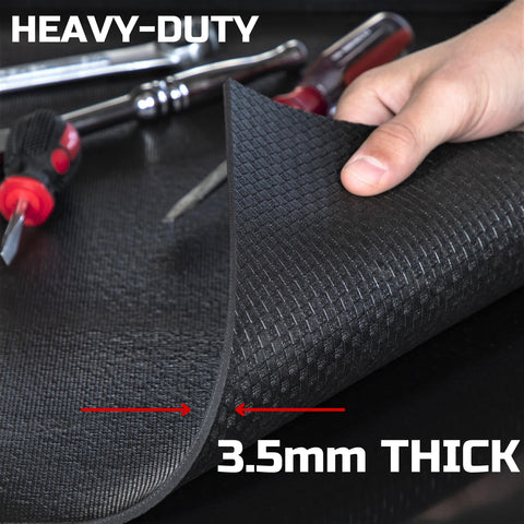 ONREVA toolbox liner easy-to-cut edge helps customize fits quickly