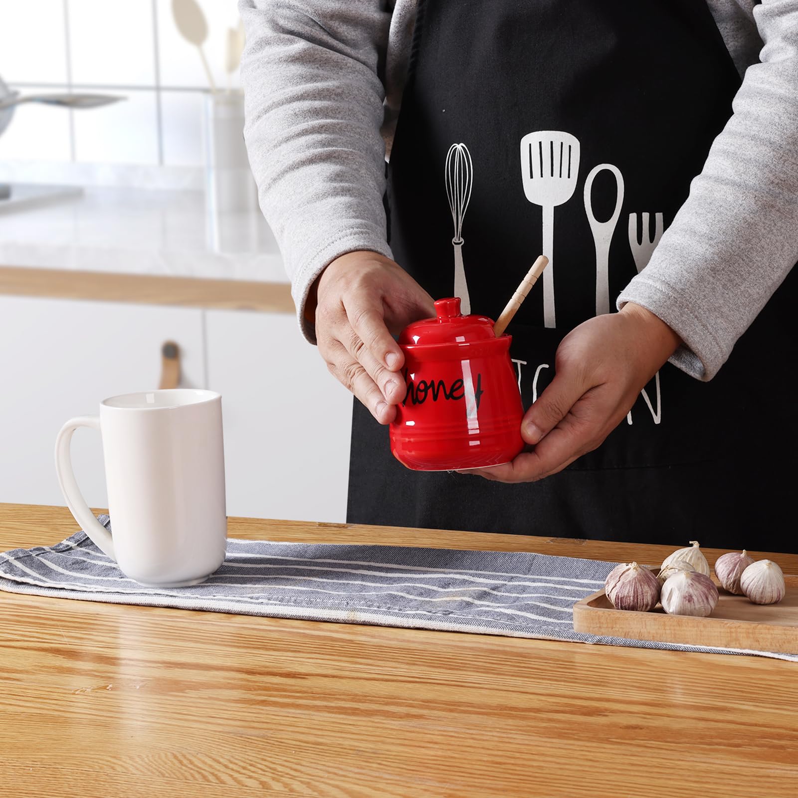 ONTUBE jar for multi-purpose storage beside spices and sugar.