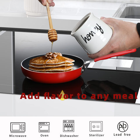 ONTUBE versatile jar stores spices, sugar, or salt when not honeying
