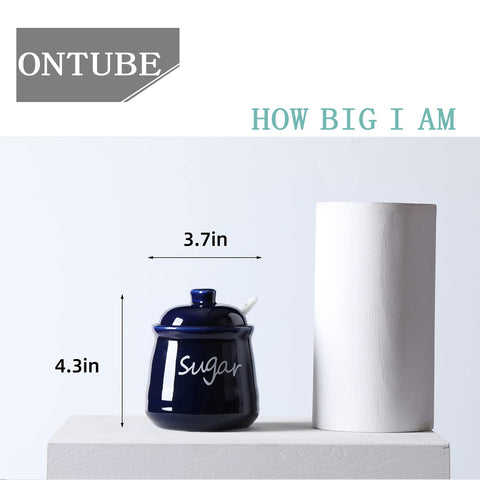 ONTUBE sugar bowl on dining table ready for coffee service.