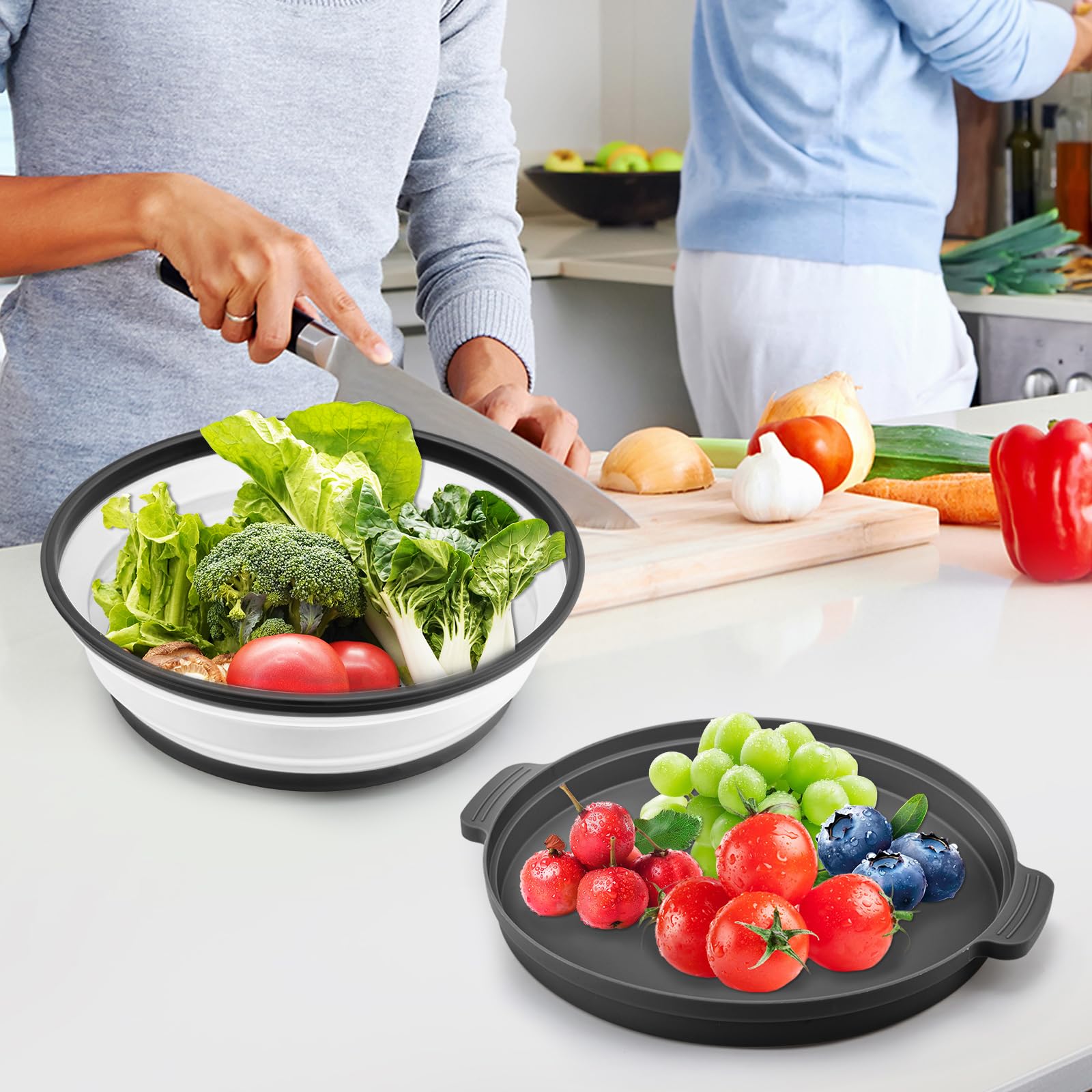 ONXE multi-use kitchen guard doubles as produce cover