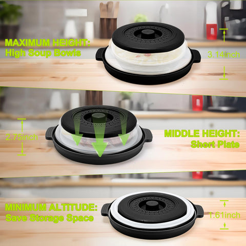 ONXE cover fits plates up to 10.5 inches in diameter for versatile use