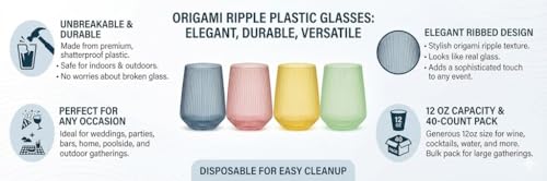 Oojami BPA-free recyclable PET design supports eco-conscious entertaining.