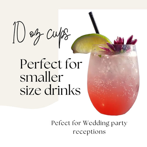 Oojami gold rim detail adds festive flair to weddings and holidays.