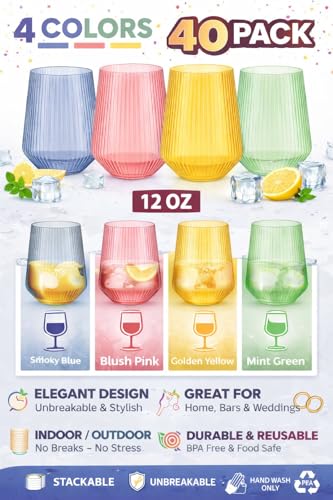 Oojami outdoor scene featuring patio entertaining with durable glasses.