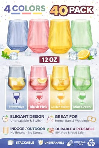 Oojami outdoor scene featuring patio entertaining with durable glasses.