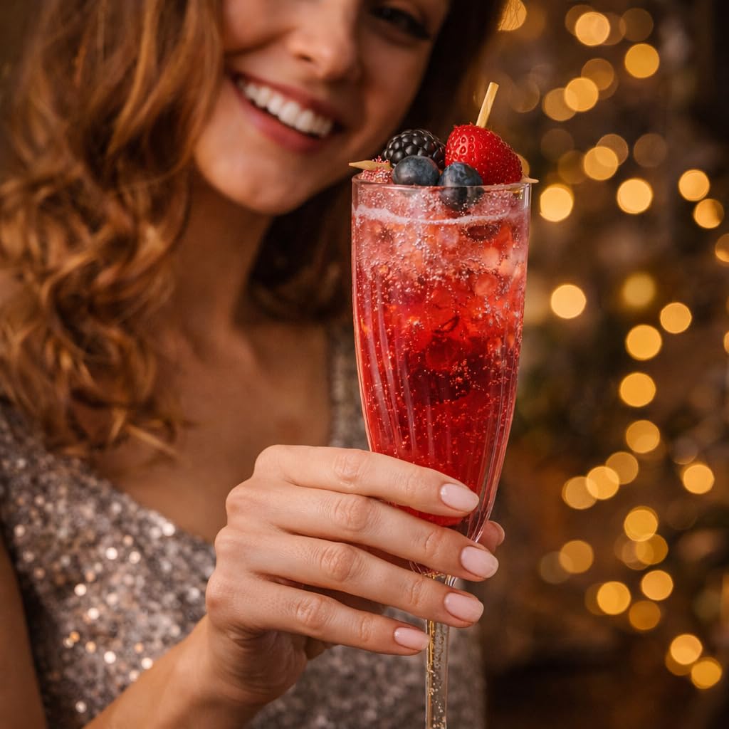 Oojami shatter-resistant plastic champagne glass 6oz
