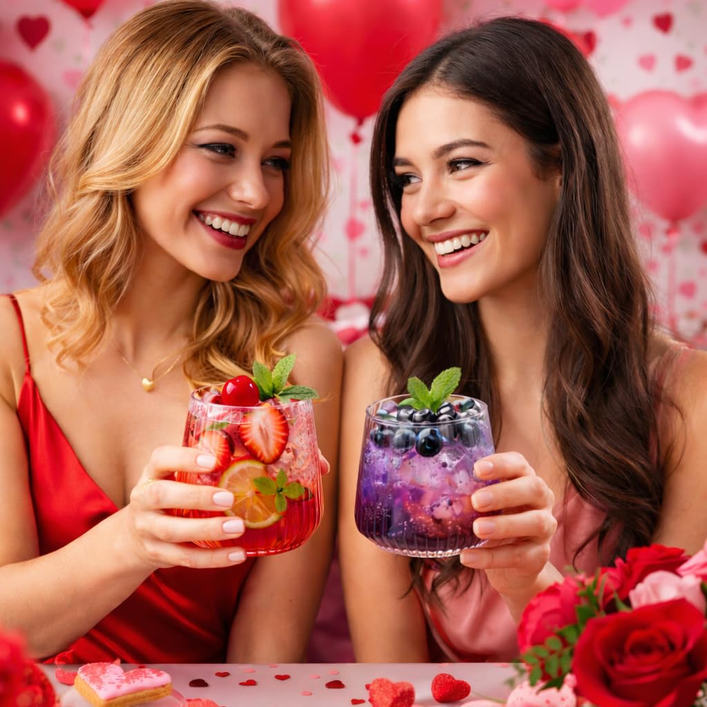 Oojami stemless plastic wine glass: shatterproof design for weddings and patios.