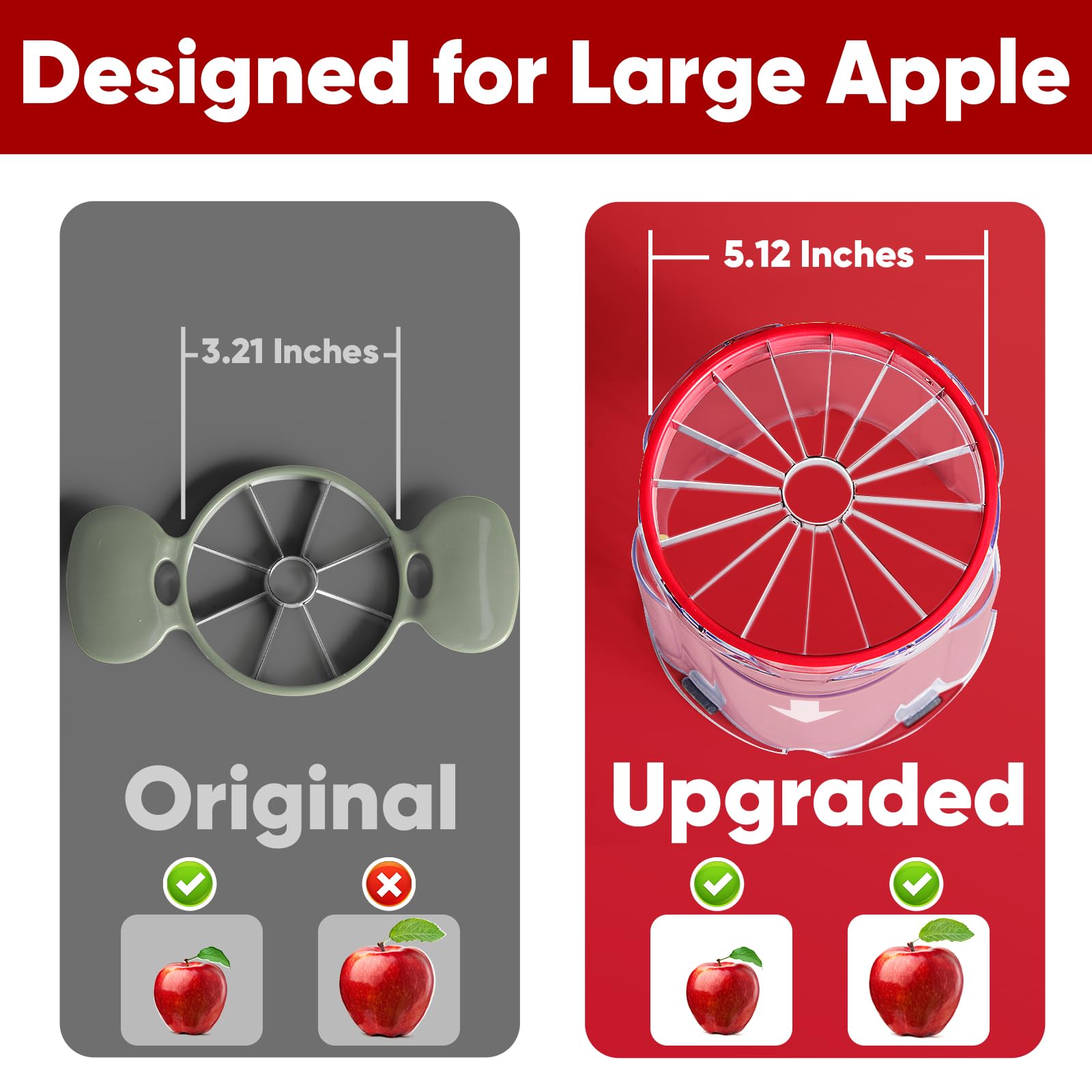 OOKUU works with apples and pears for versatile fruit prep.