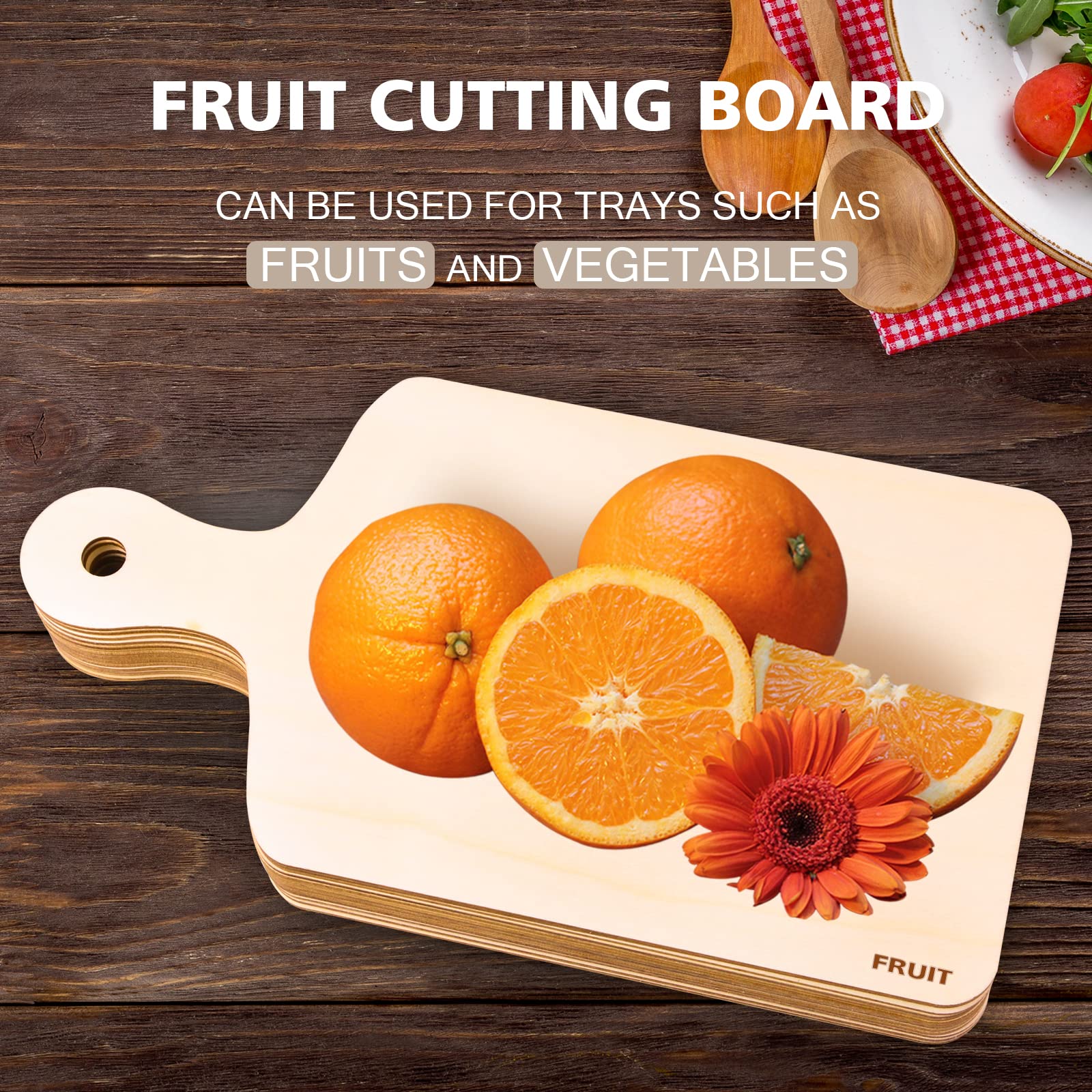 Oomcu mini boards as festive serving plates for snacks