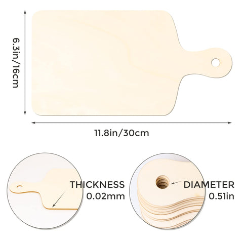 Oomcu wooden board blank surface for painting and staining
