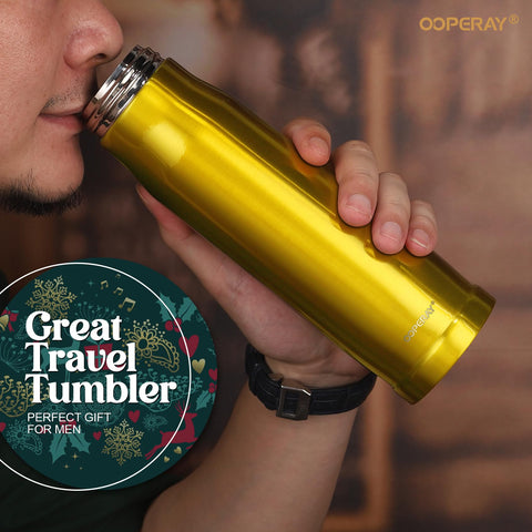 OOPERAY Father's Day gift concept, bullet tumbler ideal for dad or grandpa.