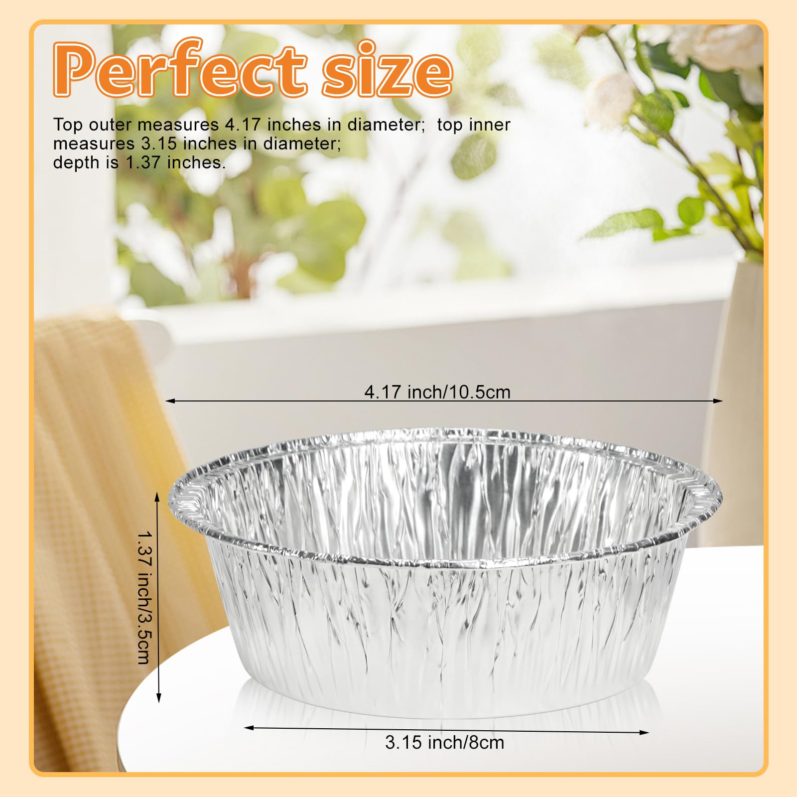 Oopsu 200-pack round tart pans stacked for bulk catering efficiency.