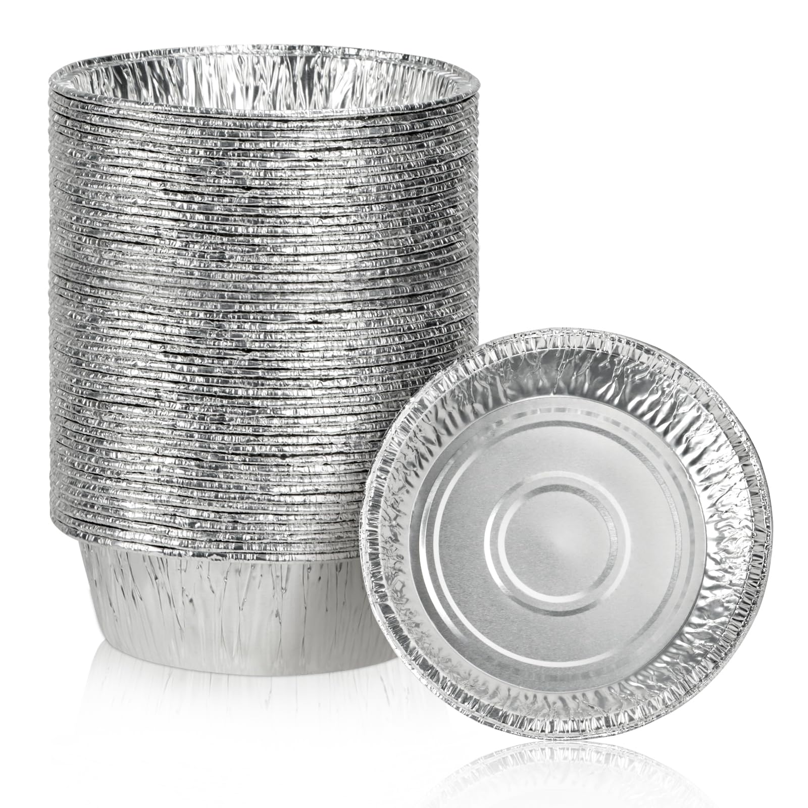 Oopsu 4-inch round tart pan top view for compact baking.