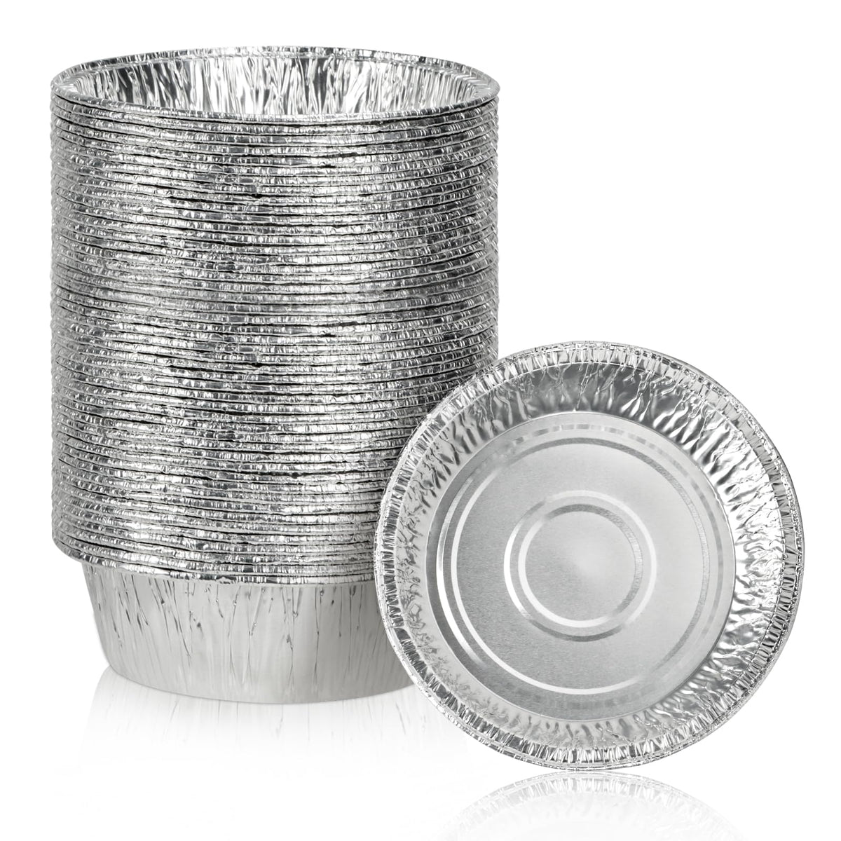 Oopsu 4-inch round tart pan top view for compact baking.