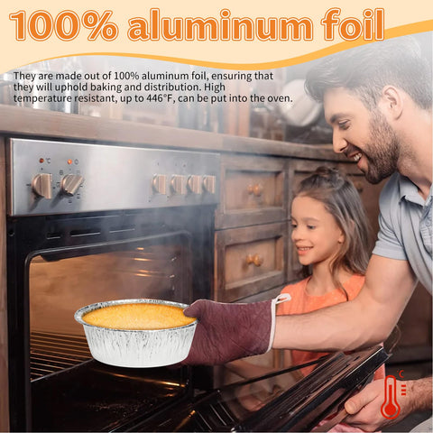 Oopsu freezer-safe round pans preserve desserts for later serving.