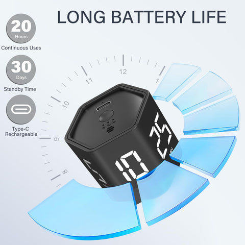 OORAII timer 30-minute preset for longer work sessions.