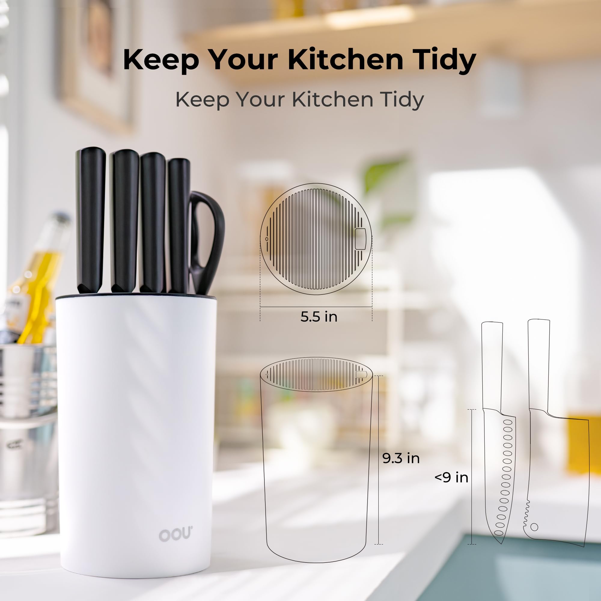 Versatile design doubles as a storage bucket or decorative vase.