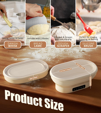 OPAUL pastry brush for even glazing and achieving a glossy crust