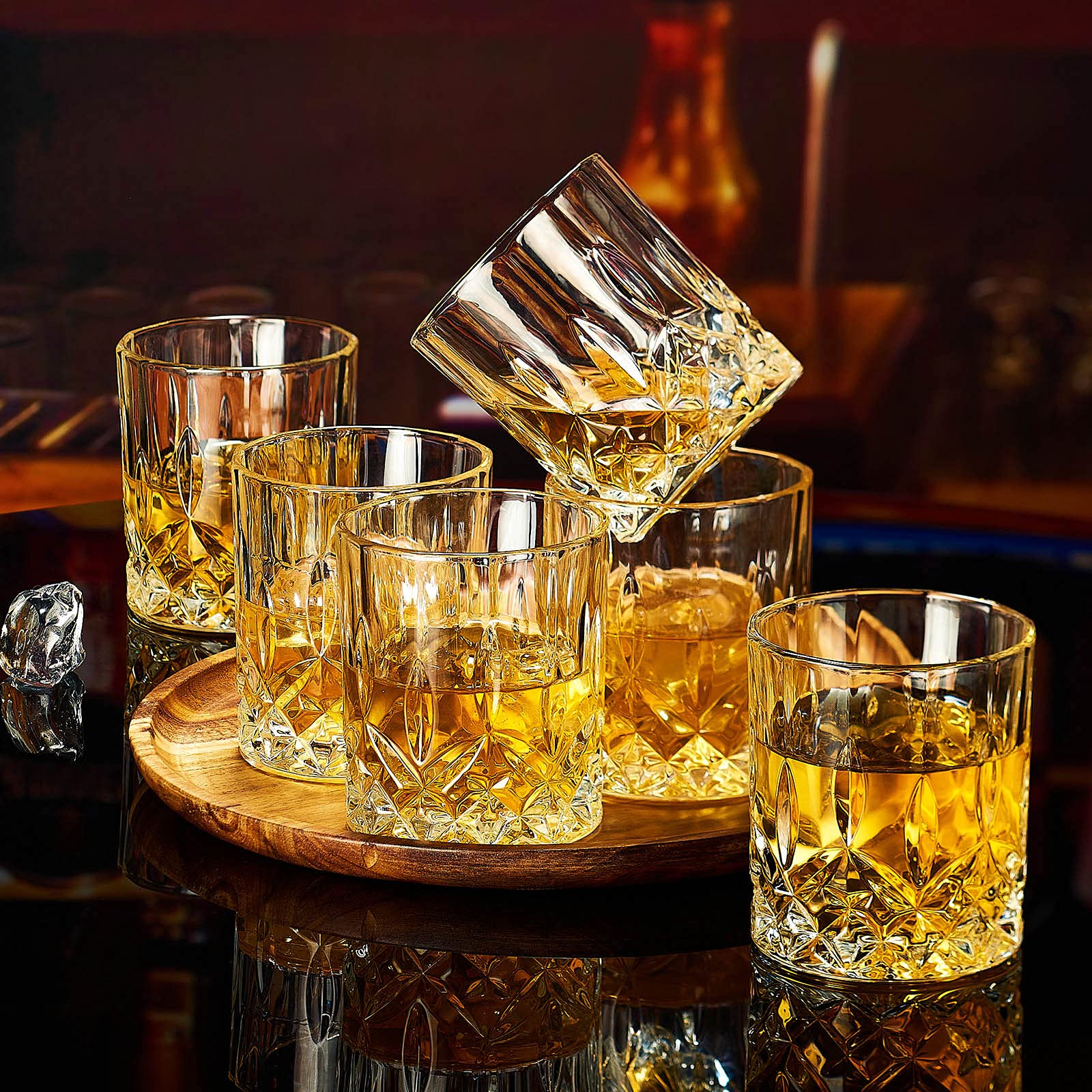 OPAYLY lead-free crystal glass highlights drink color and aroma.