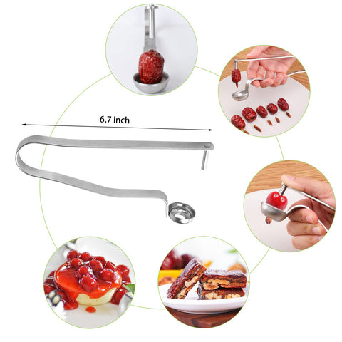 Openfly pear corer tool simplifies cored pears for salads and baking