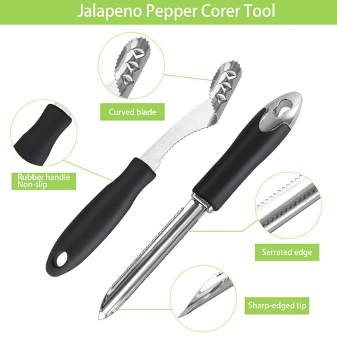 Openfly zucchini corer supports quick prep for zucchini and other veggies