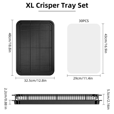 OPENICE tray catches grease for easy cleanup.