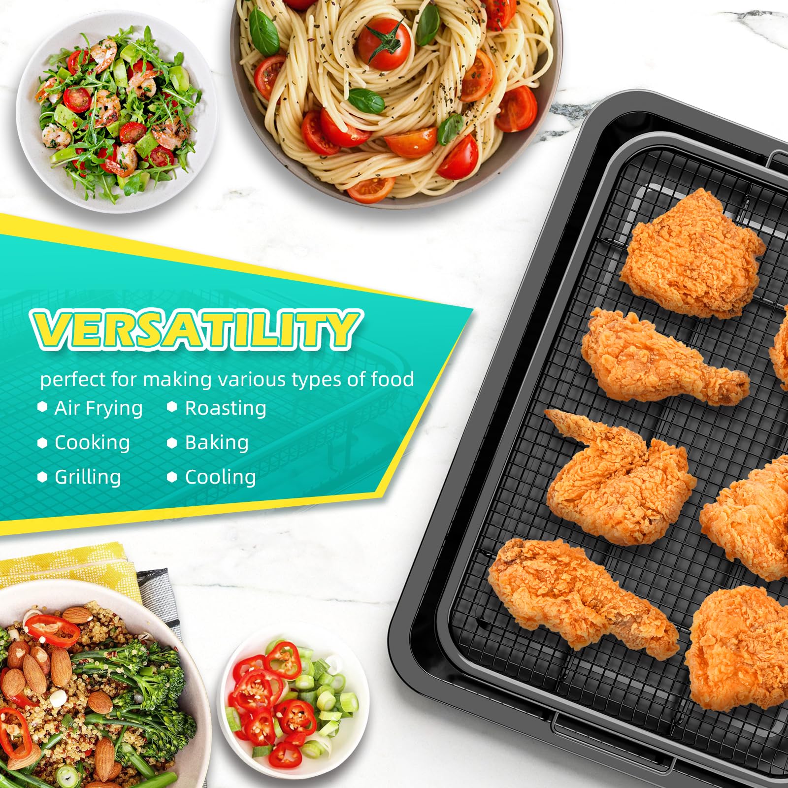 OPENICE easy cleanup design helps keep the kitchen tidy