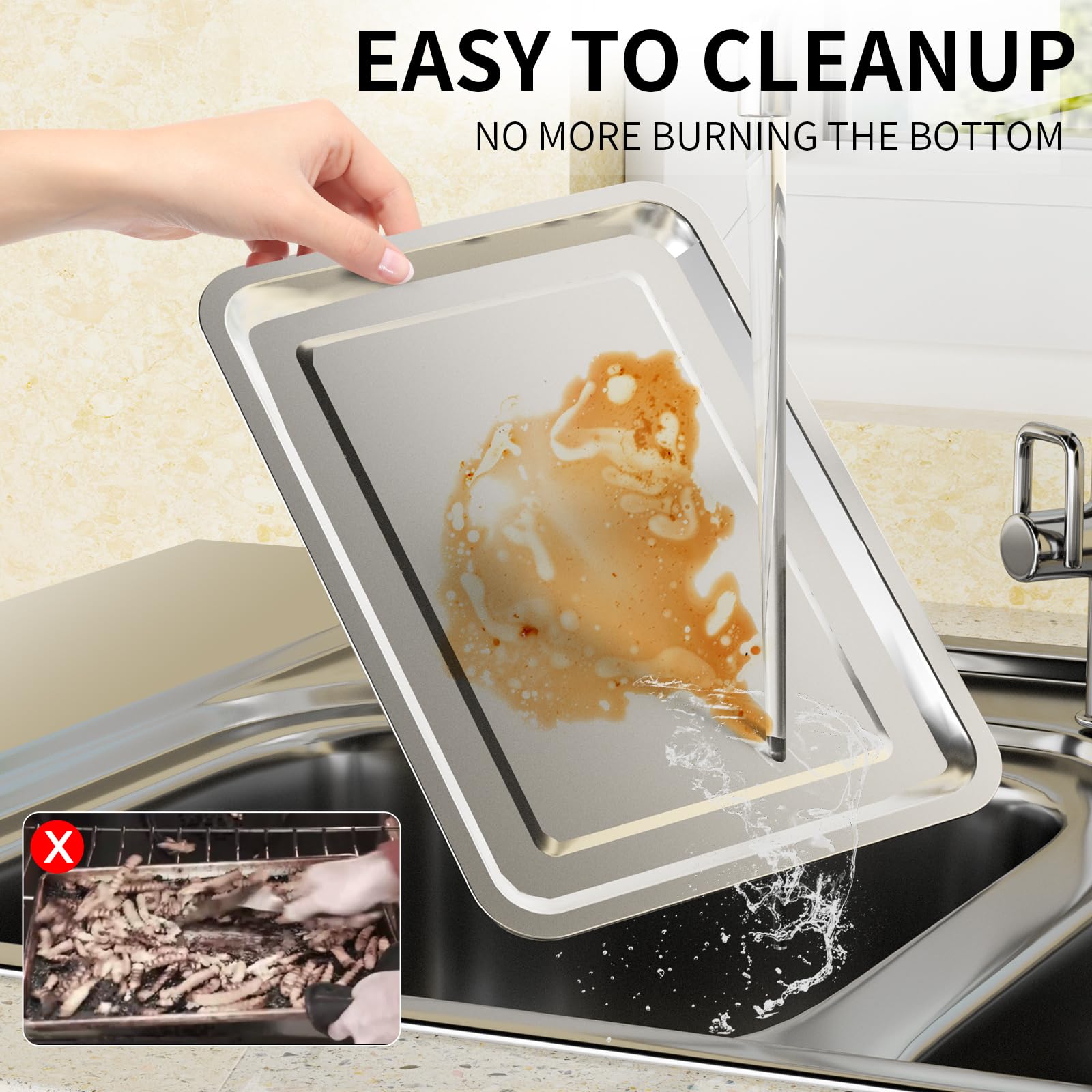 OPENICE oven-friendly solution for crispy fries and roasted vegetables.