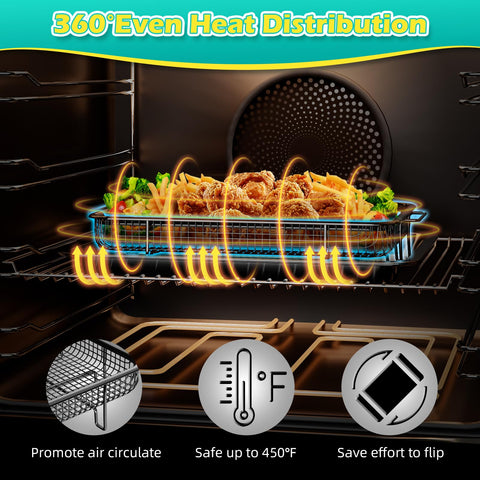 OPENICE 30 parchment papers included for quick cleanup after cooking