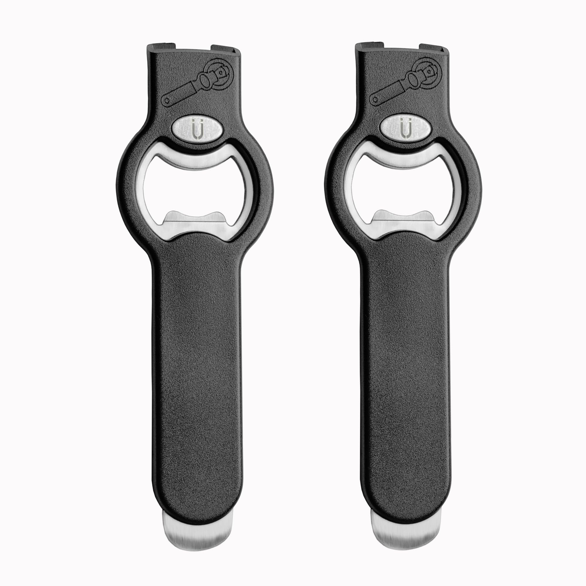 OPENPRO 2in1 magnetic can opener, versatile for cans and bottles, with fridge mounting.