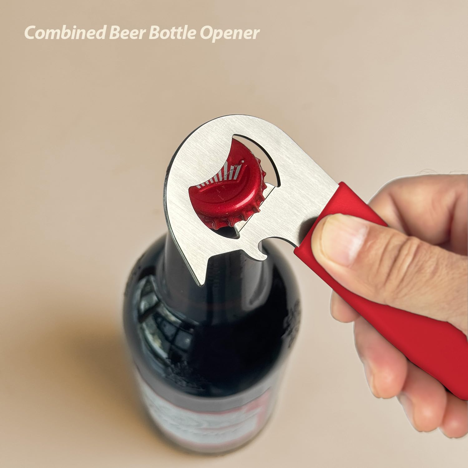 OPENPRO fridge-magnet storage keeps the opener within reach on the door