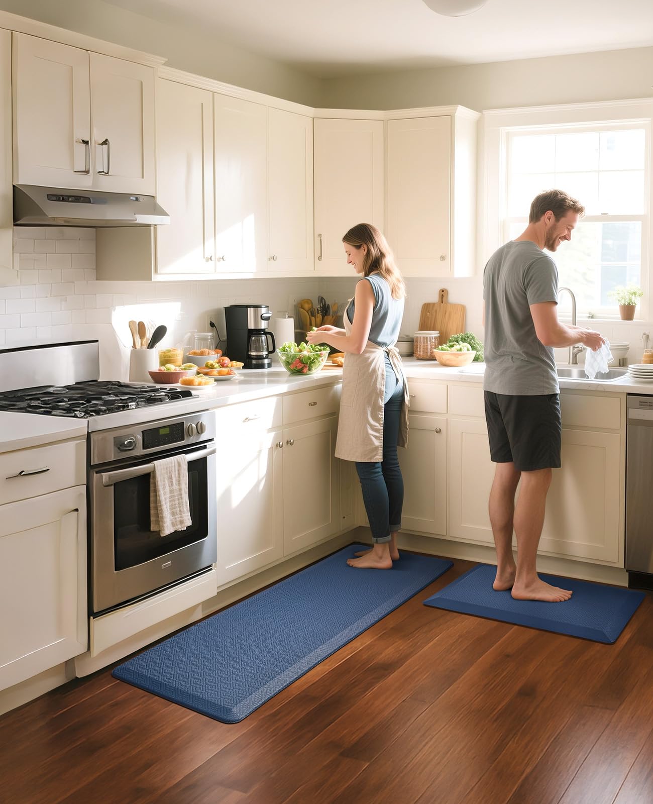 Ophanie mat is waterproof and easy to wipe clean.