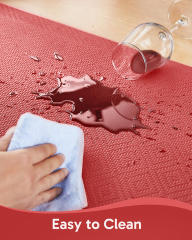 Ophanie mat is waterproof and easy to wipe clean