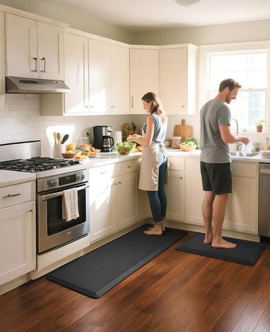 Ophanie mat supports standing at a desk or sink