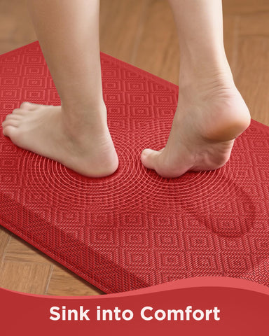 Ophanie non-slip bottom visible on kitchen mat for stable surface.