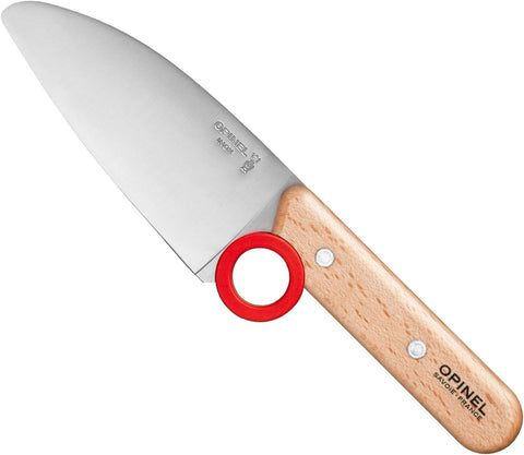 Opinel Le Petit Chef peeler enables single-handed prep for young helpers.