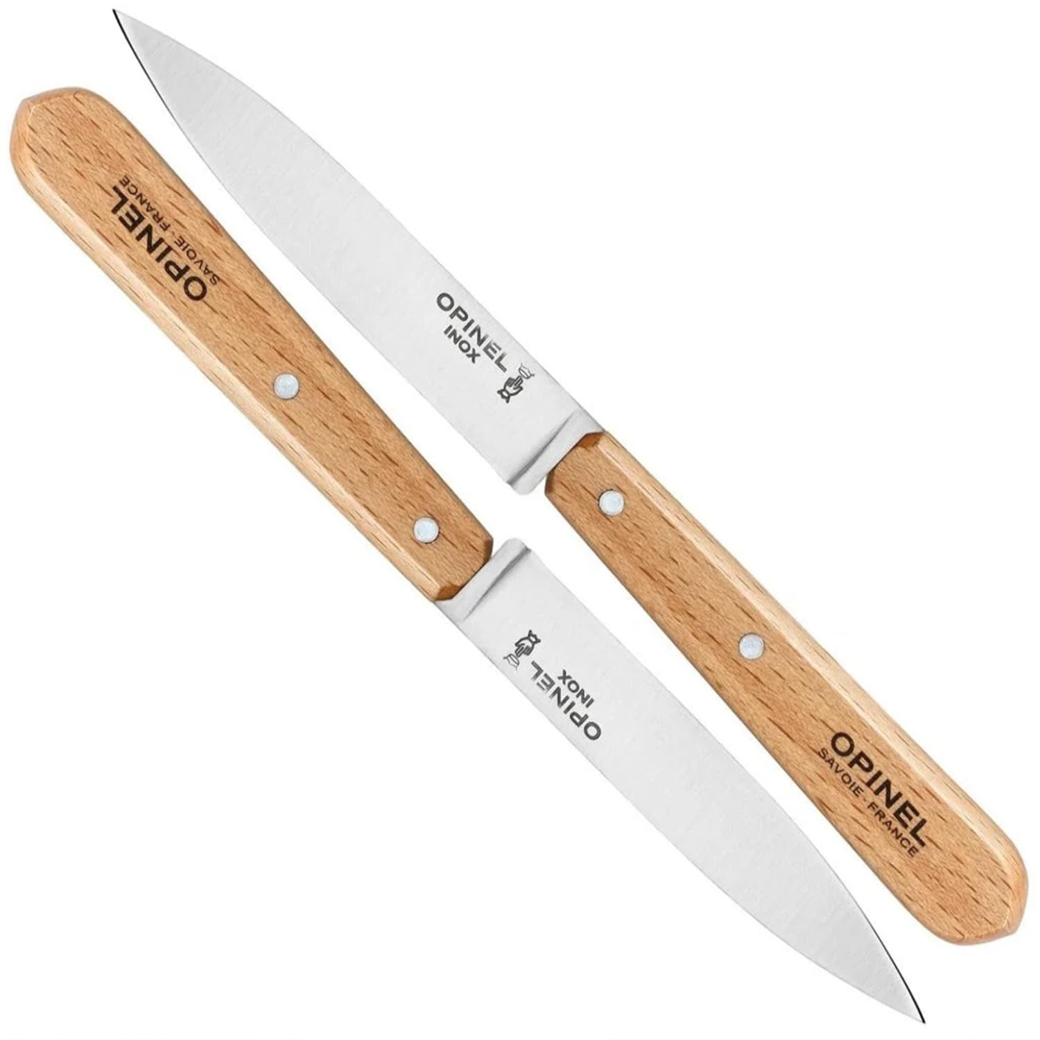 Opinel No 112 paring knives packaged for display