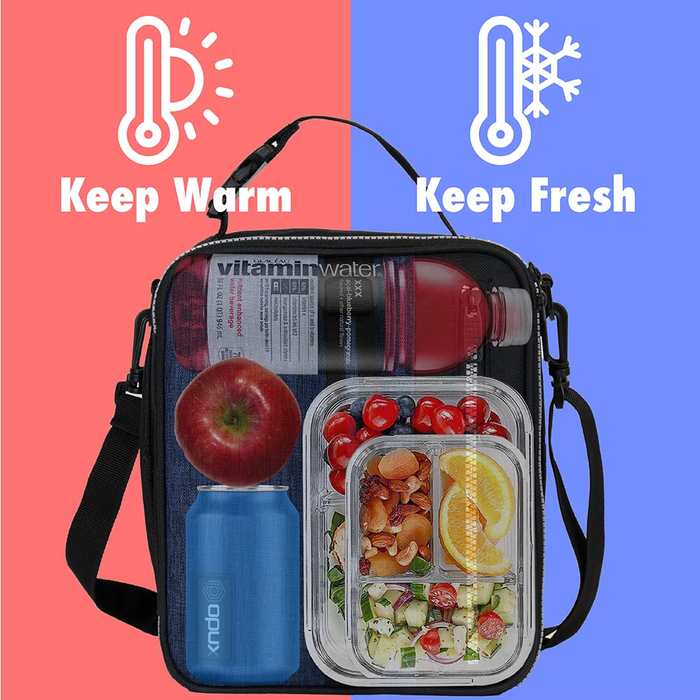 OPUX compact lunch box holds 12 cans or a full personal meal.
