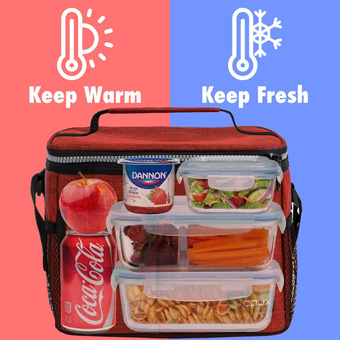 OPUX leakproof lining demonstrates spill resistance for school and office lunches.
