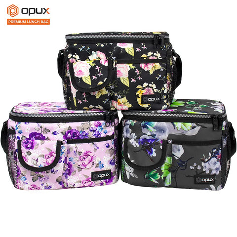 OPUX lunch bag large meal capacity supports meal prep containers