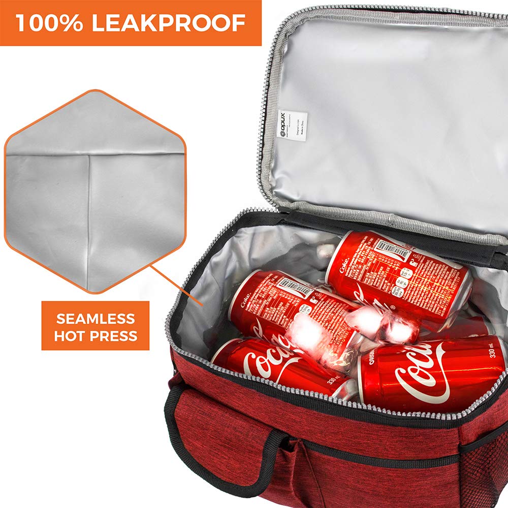 Opux lunch bag thermal insulation interior preserves temperature for hours