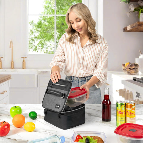 OPUX lunch bag with waterproof design protects contents during outdoor activities