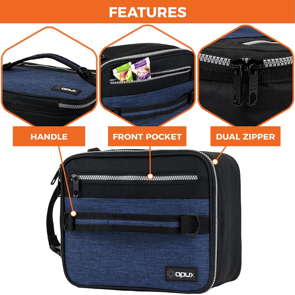 OPUX waterproof, easy-clean interior lining keeps meals protected.