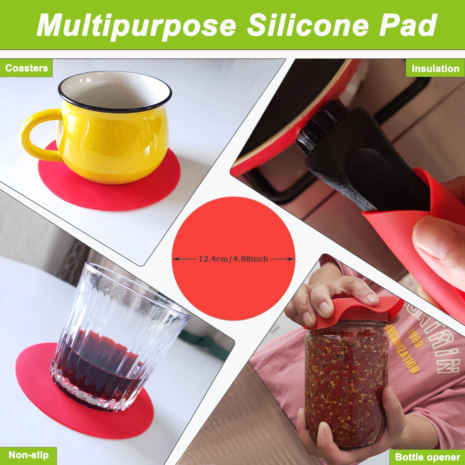 Orangaroos silicone disk cover protects fingers during opening.