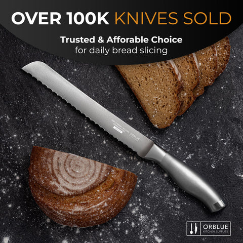 Bread knife not just for bread—works on cake and pastries
