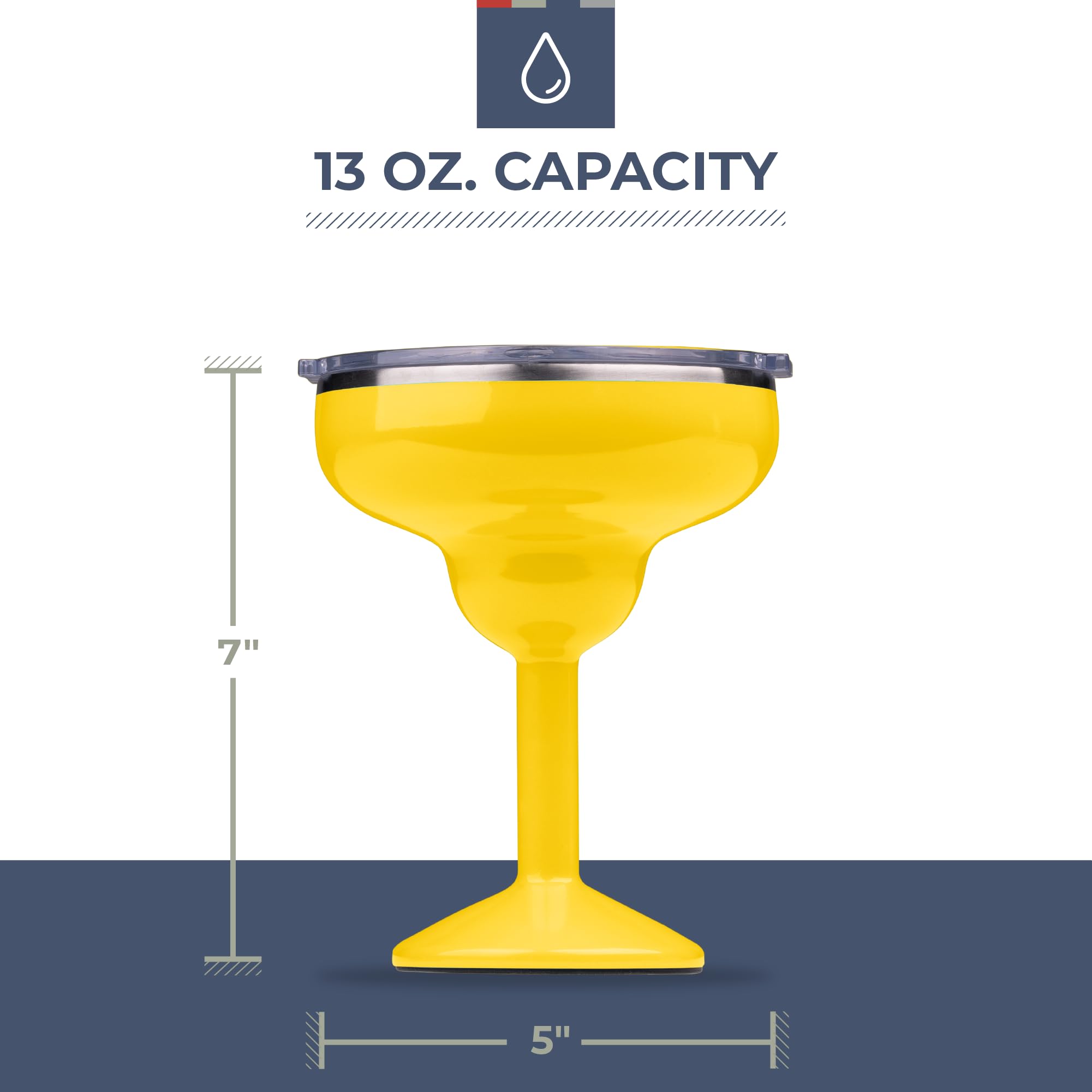 ORCA Rita double-wall stainless steel body for temperature control.