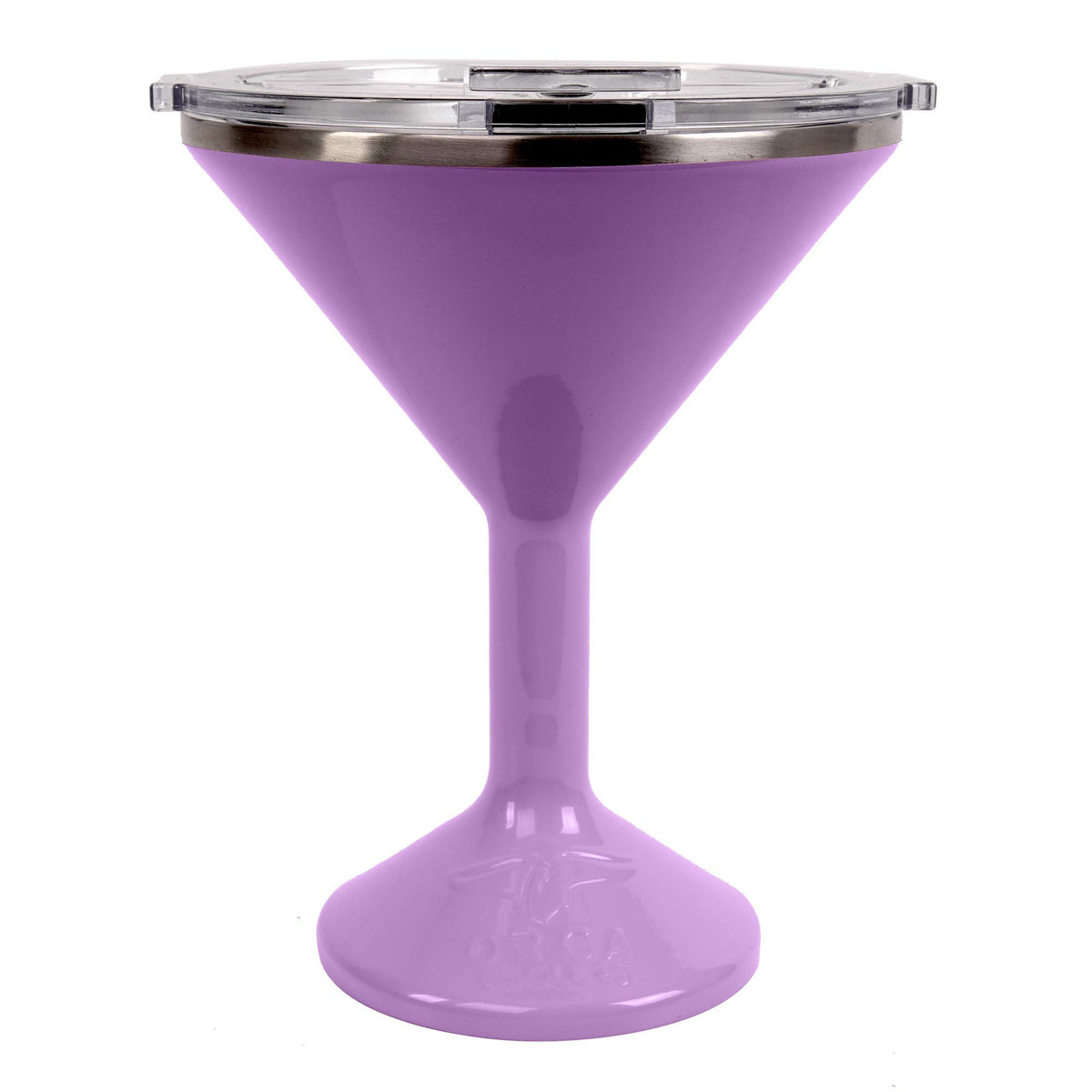 ORCA Tini 13oz stainless martini glass keeps cocktails cool outdoors for outdoor use.