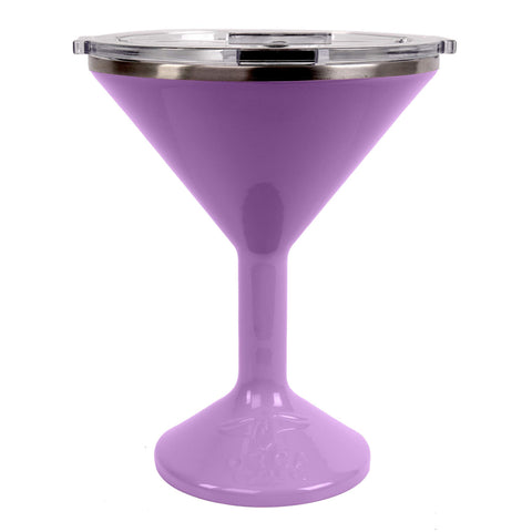 ORCA Tini 13oz stainless martini glass keeps cocktails cool outdoors for outdoor use.
