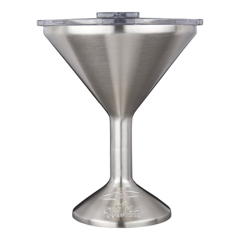 ORCA Tini 13oz stainless martini glass with double-wall insulation preserving temperature